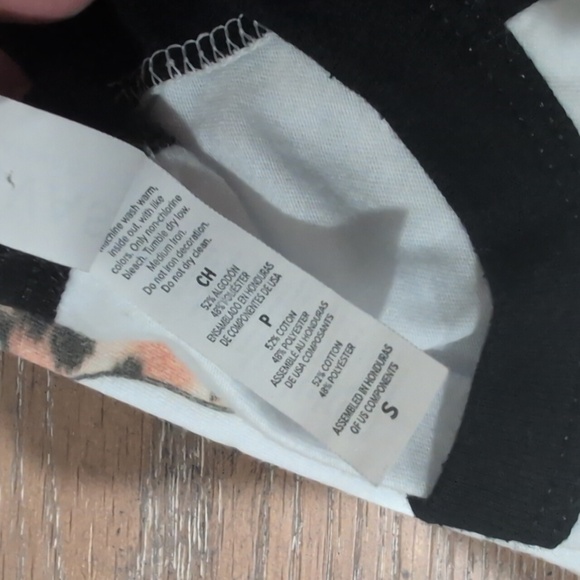 Bella Canvas Black and White 3/4 Sleeve Tee with Festive Graphic - Picture 11 of 11